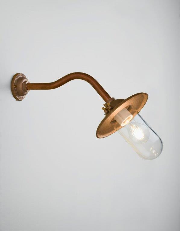 N081 - Butterfly45° Copper Clear Glass Nautic Collection Tekna Lighting