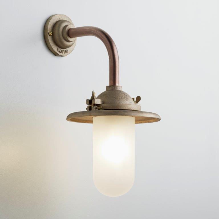 N081 - Butterfly90° Copper Frosted Glass Nautic Collection Tekna Lighting